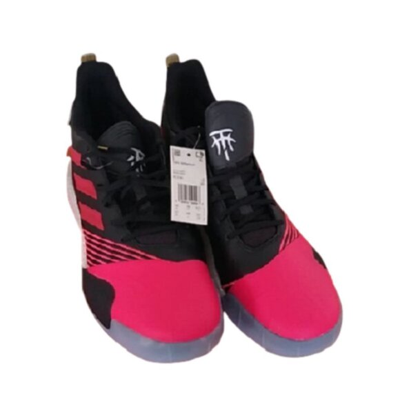 Adidas Men's TMAC Millennium Basketball Shoes Black/Red/Dk Gry Size 17 US